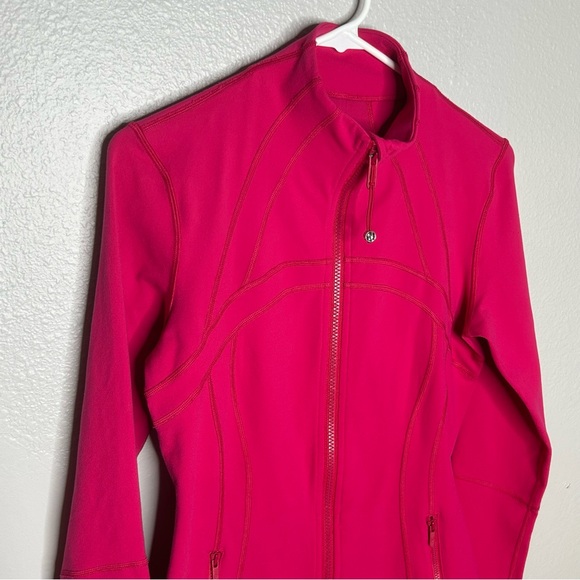 Lululemon Define Jacket Rare Pink Calypso Size 8 - Picture 2 of 9
